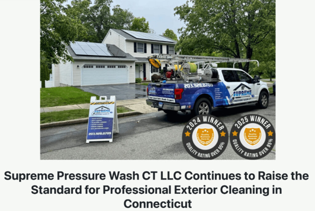 supreme pressure wash ct press release- magazine